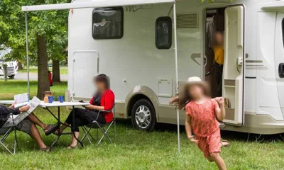 Camping car Camping Haute-Saône La plage à Autet